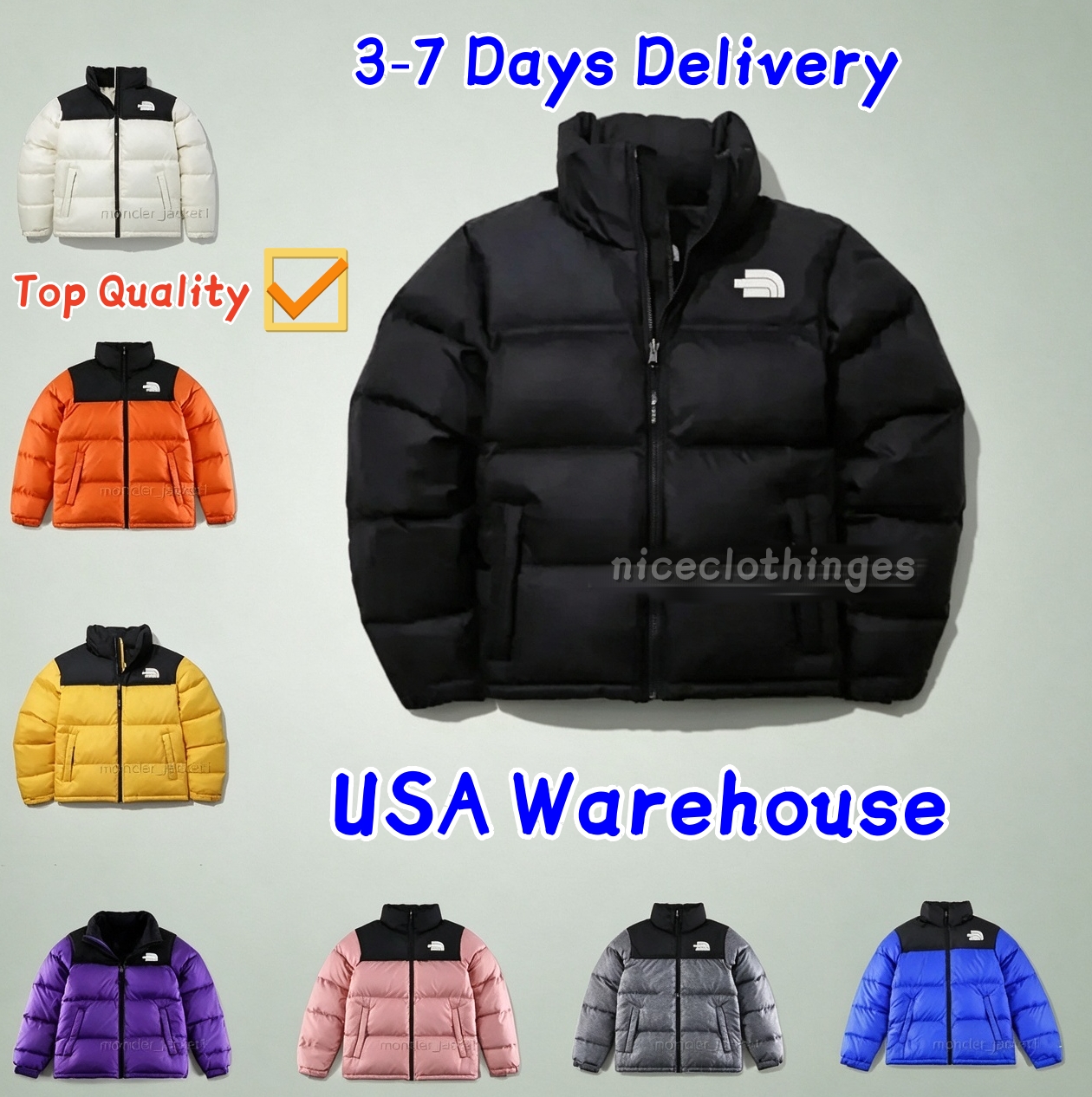 5A Facee jacket Down Men Jacket Designer Puffer Jacket Morthess face 700 Down Jackets Coats Peak Purple Unisex Unisex Long Sleeve Zipper 700 Fill-do