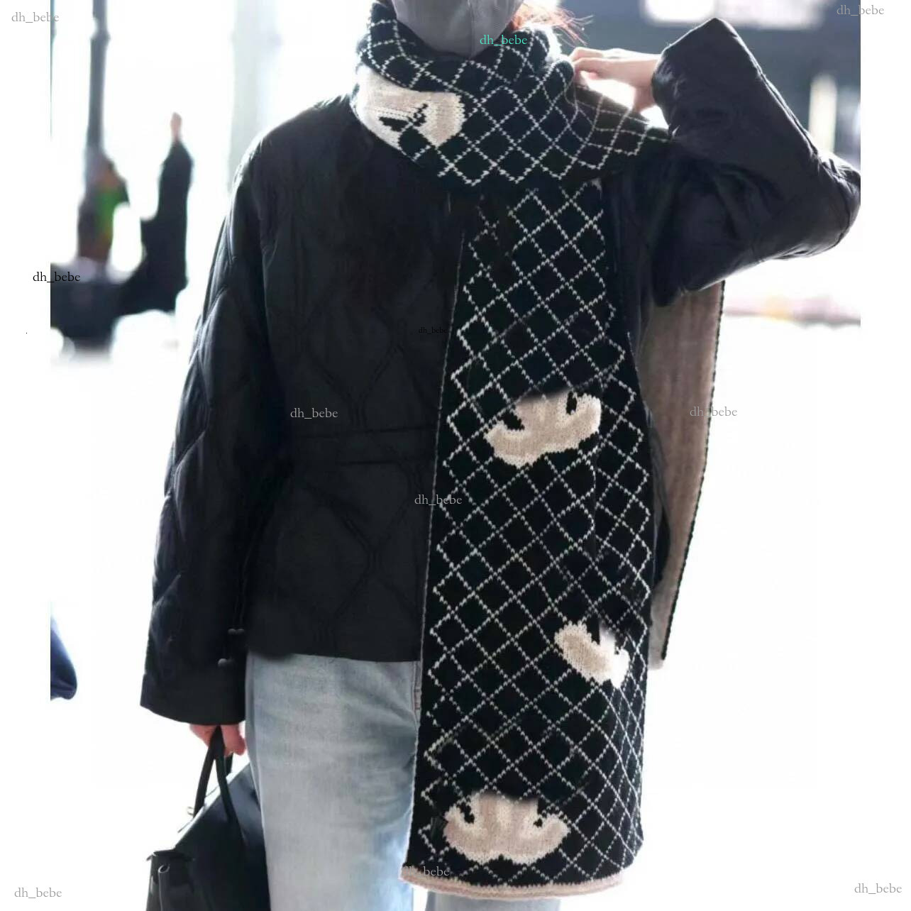 Womens Men Designer Scarf 100% Cashmere Pashmina Scarves Classic Warm Knitting Wool Scarfs Women Fashion Shawl 35*180cm Accessories Mens Beanie
