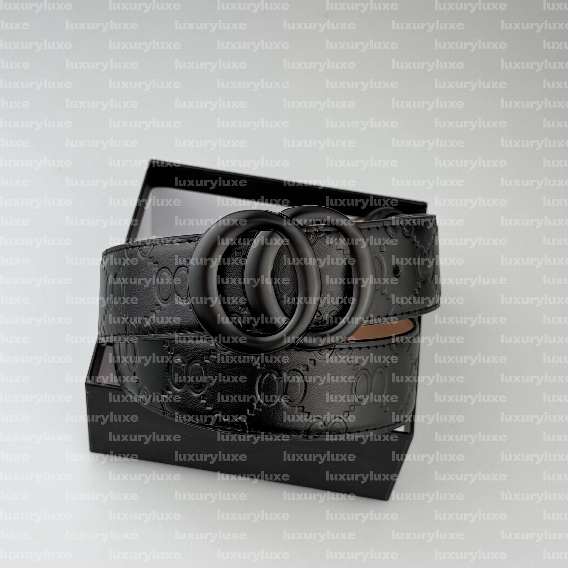 designer belt classic monogram leather belt with double ring metal buckle elegant luxury for men women casual business formal daily wear timeless st