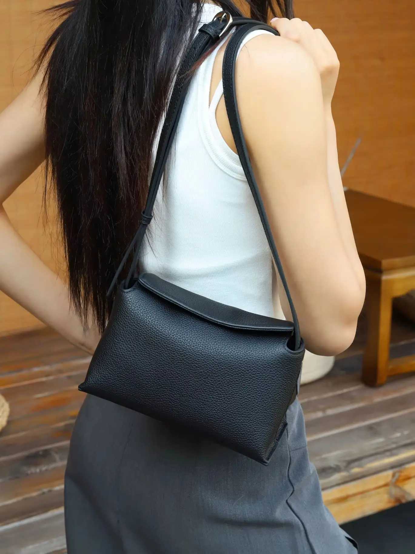 Shoulder Bags Genuine Grade Leather Women's Small Square Bag Designer Ladies Shoulder Crossbody Purses Bags for Woman Tote Choice H2610161