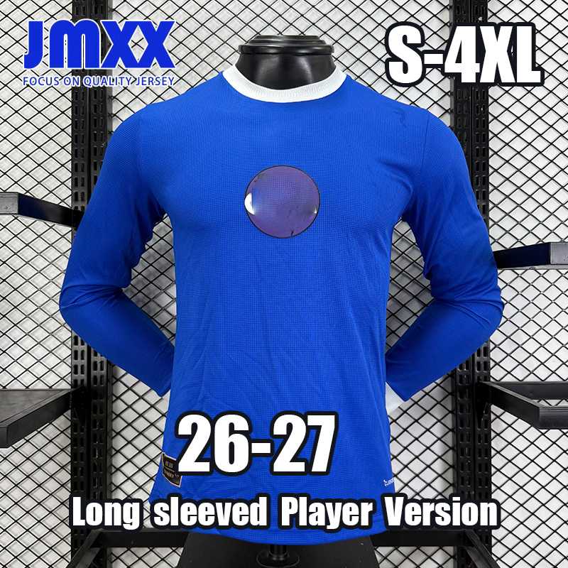 4XL 3XL XXXL JMXX 26 27 Long sleeved Player Version Club America 110th Anniversary Soccer Jersey 110 Home Away Third GK Goalkeeper Pre Match Mens Un