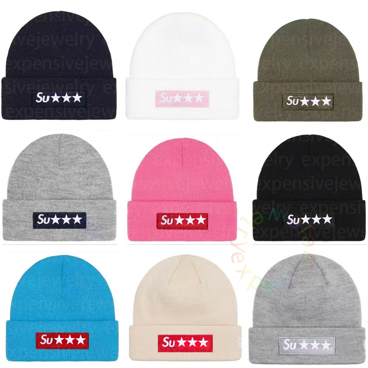 Supremo Beanie Designer Beanie Bonnet Hat Beanies Hats Winter Warm Knit Hat Cold Hat Luxury Mens Skull Cap Embroidered Casual Cap Womens Mens Hat Un