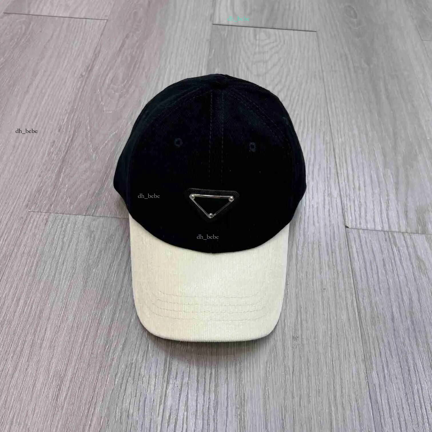 Ball Designer Cap Casquette Hat Two-tone Color Dot Pattern Triangle Design High Quality Baseball Unisex Travel Caps Fashion