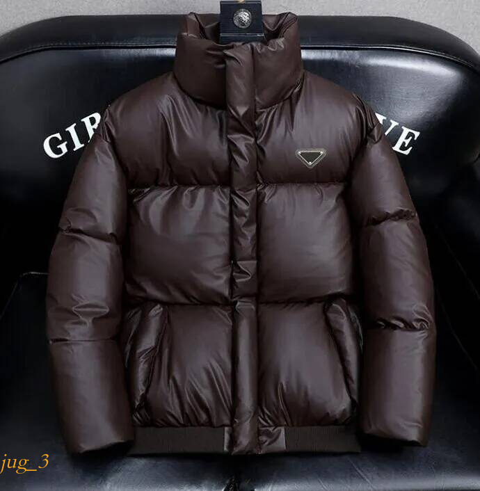 pradmen jacket Designer Down Parkas Puffer Jacket Windbreaker Coat Mens Metal Inverted Triangle Badge Loose Thick Hooded Bodyweary Sleeves c60