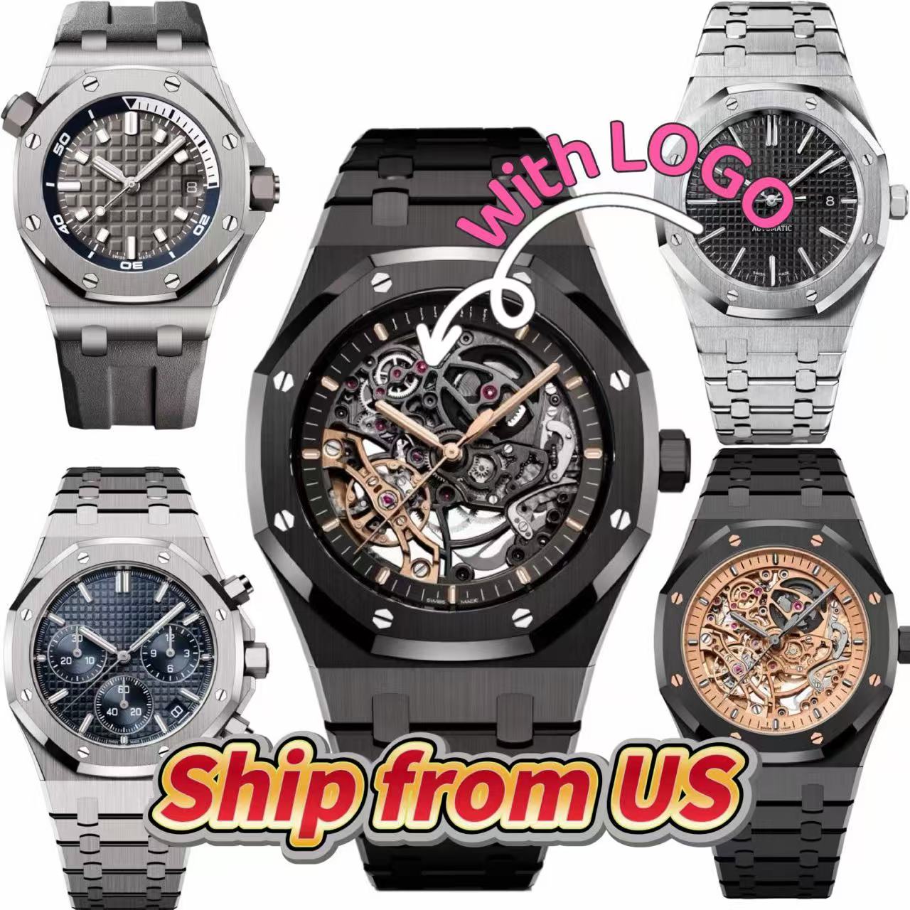 Top watch mens luxury designer watches mechanical stainless steel waterproof luminous date window classic wristwatch for men party daily casual usag