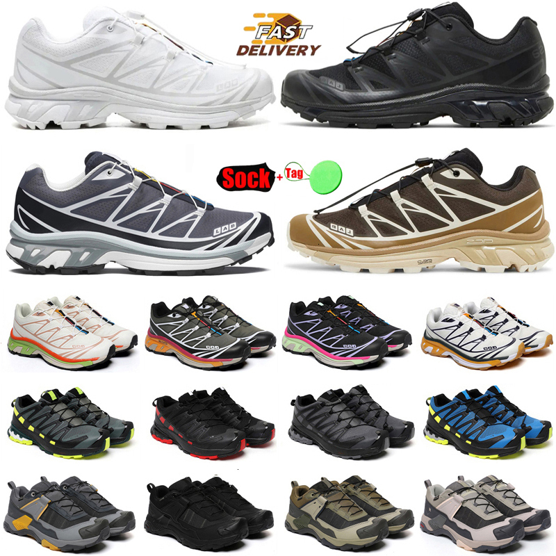 Designer Trail Running shoes Xt6 XA Pro 3D XT-6 ADV ULTRA 5 Mens Womens Sneakers Triple Black Silver Grey Brown White Sports Trainers Classic Outdoo