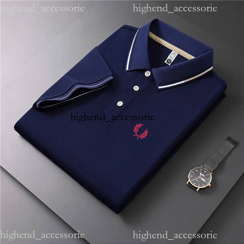Freds Perrys Shirts Polos High Quality Designer fredity perrylies Shirt Embroidered Summer Fashion Tops Trend Casual cotton classic Business Brand T