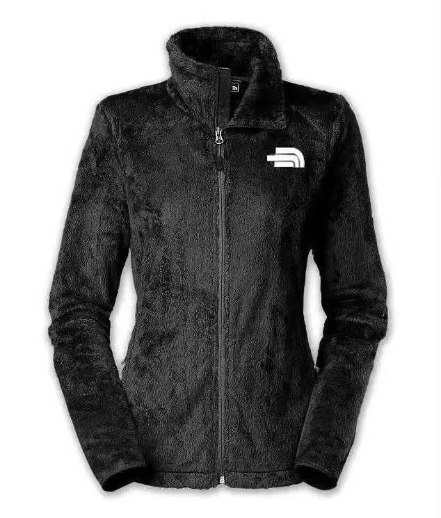 Luxury Designer Osito Jacket Womens Winter Stand Neck Fleece Jackets Female Soft Fleece Trendy Warm Embroidery NF Outdoor Ladies Bomber Jacket Women