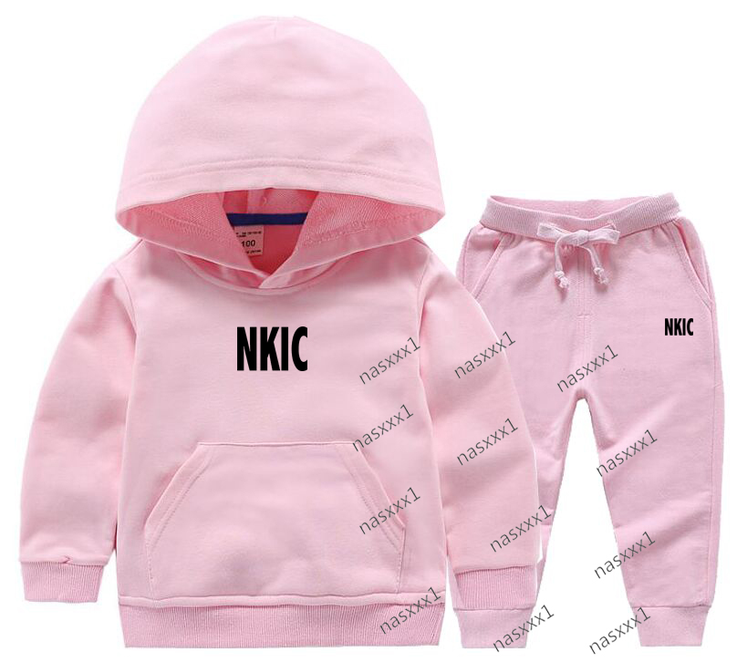 Ensemble de printemps et d'automne pour enfants, ensemble de 2 pièces avec capuche et pantalon de sport imprimés, vêtements pour garçons et fille