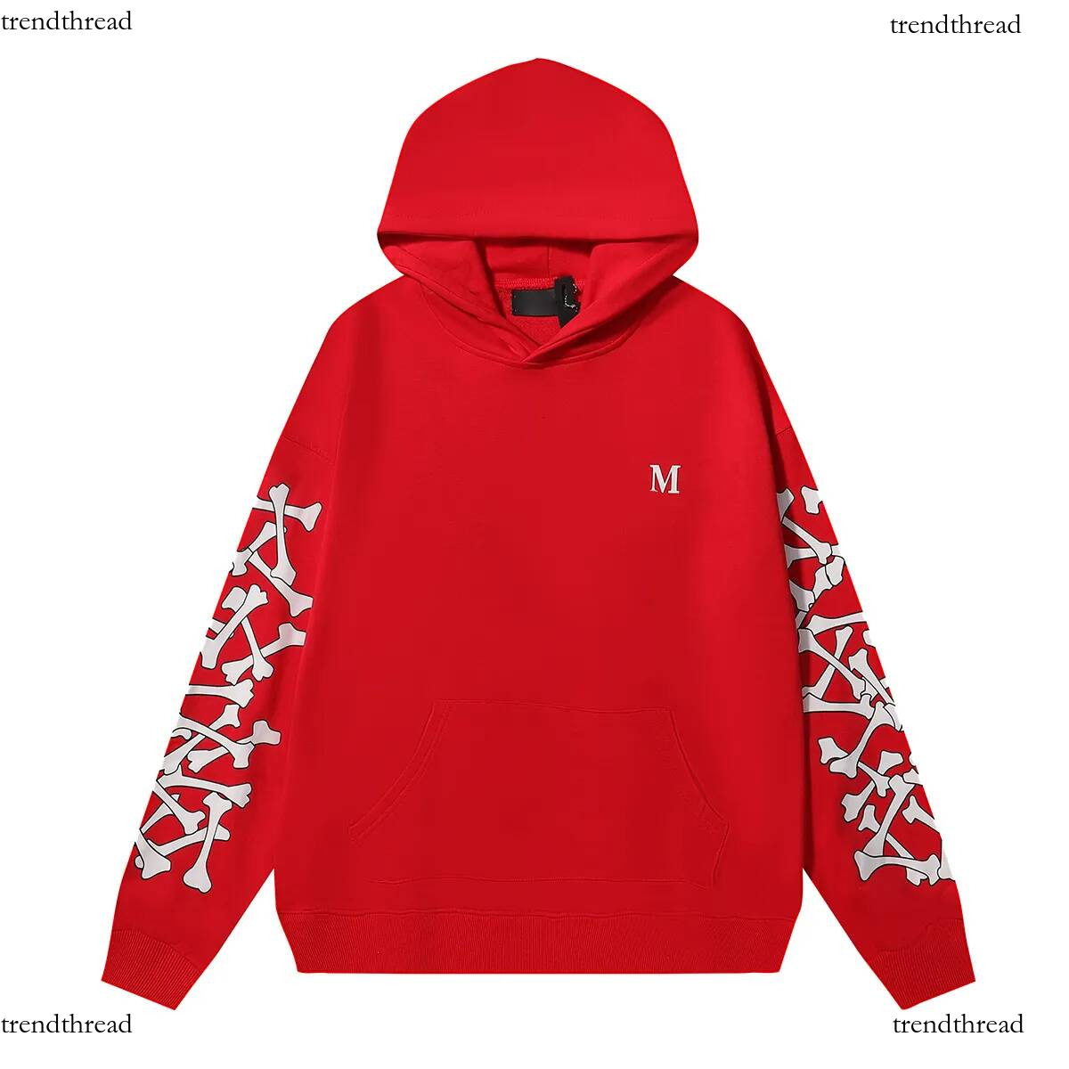 amirls hoodie High Quality Mens amirness hoodie Hip Hop Punk Style Bone Printed Graphic Hoodie High Quality Pullover Casual Loose Hood Coat 6b7