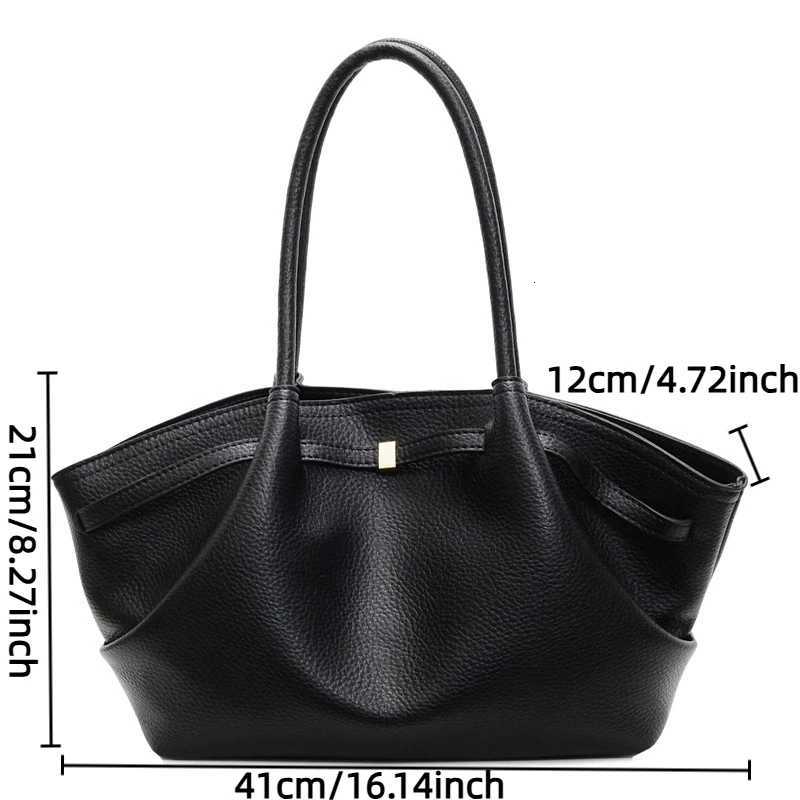 Shoulder Bags Fashion Niche Design Soft PU Leather Tote Bag Spacious Capacity Women's Shoulder Bag Crossbody Bag Commuting Travel H2610161