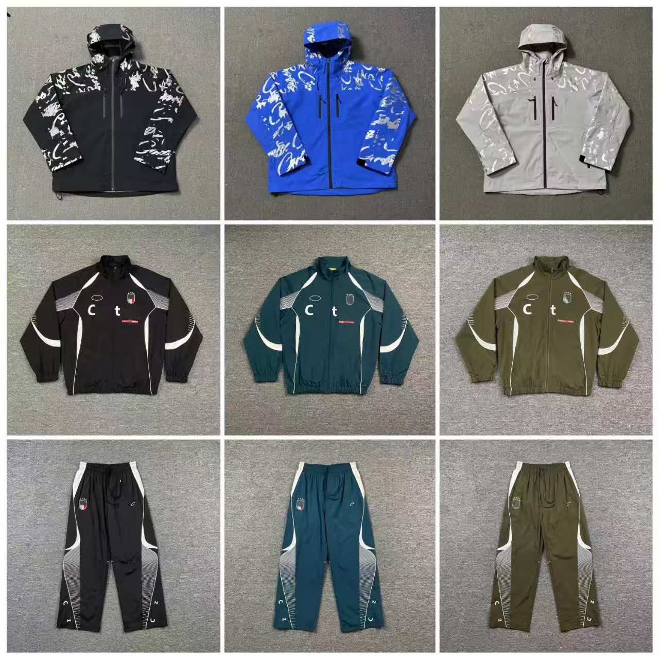 corjacket veste de lettre pour hommes et femmes veste réfléchissante de style de rue américain manteau à capuche ample coupe-vent fonctionnel épi