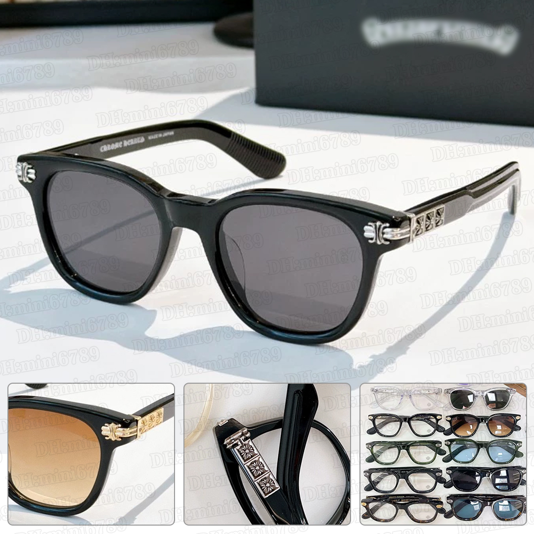 Chrome Sunglasses Luxury Designer Anti-blue light Glasses Smokeshow Sunglasses For Women cross glasses Frames Men Fashion Plate Eyeglass 2273 with b