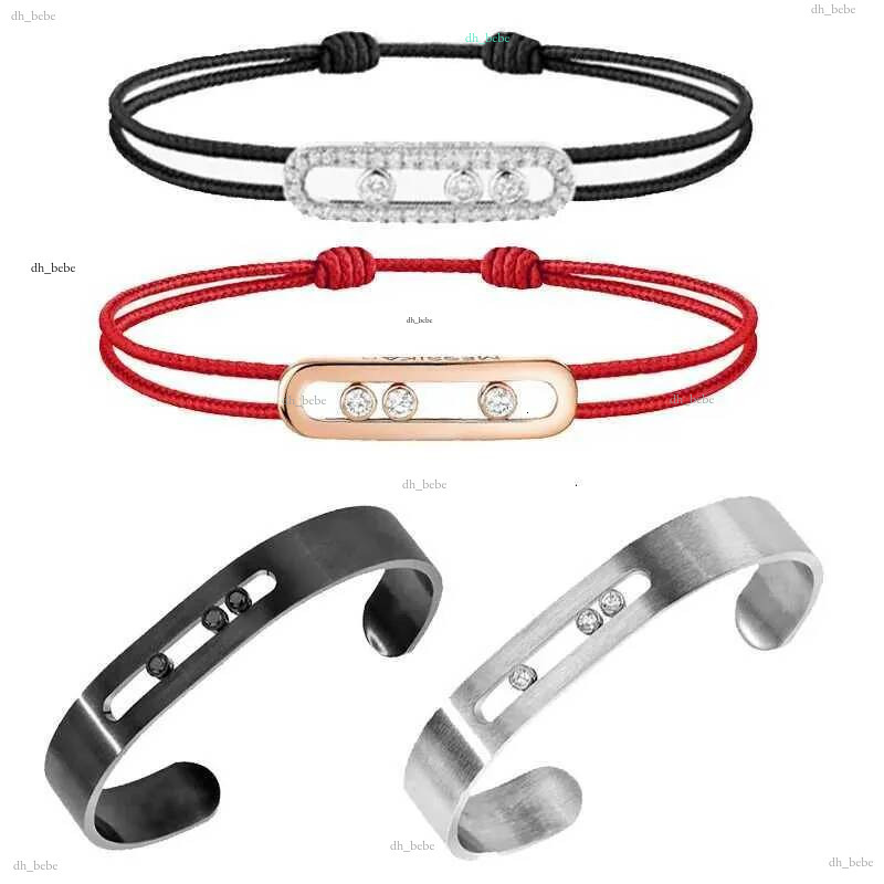 100% 925 Sterling Silver Move Care Rope Bracelet Luxury Jewelry Fashion Women Adjustable Valentines Day Gift Free Shipping