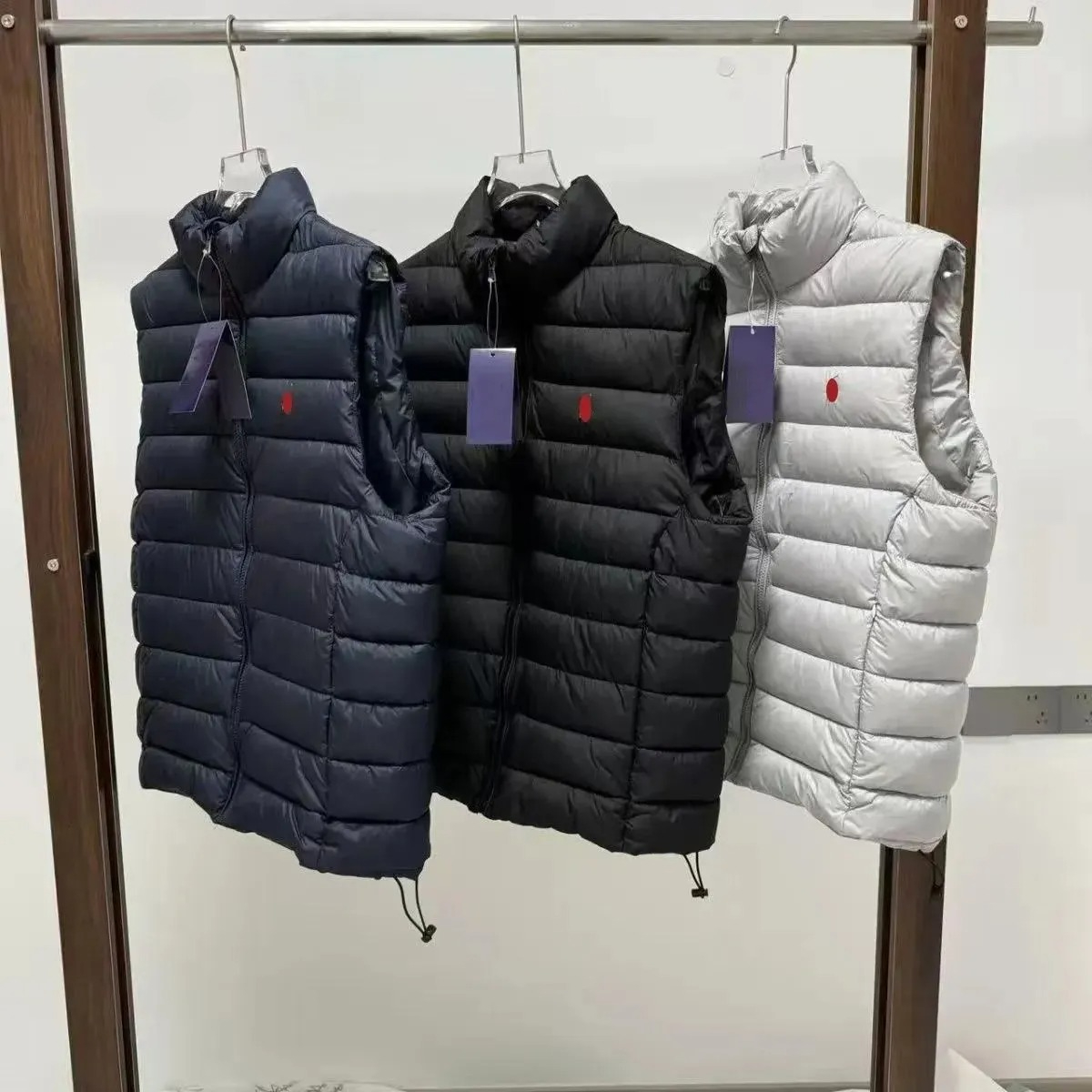 Designer Men Down Polo Vests Winter body warmer gilet puffer polos vest gillet Waistcoat Couple Bodywarmer Jacket Sleeveless Outdoor Warm Thick 777