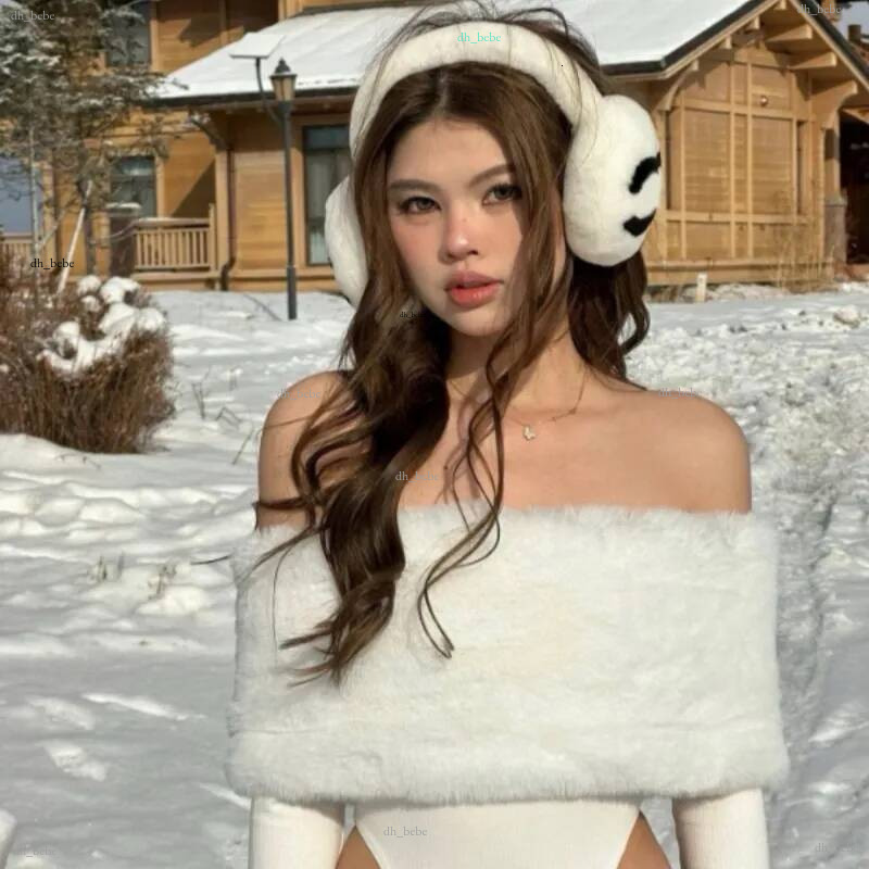 Cache-oreilles en fourrure pour femmes, protège-oreilles de styliste, pour l'automne et l'hiver, Protection auditive extérieure, haute qualité