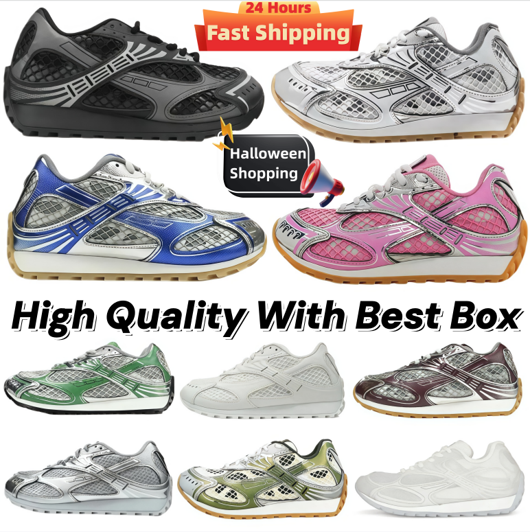 Chaussures de créateurs Sneaker Baskets de course Chaussures habillées Mesh Nylon Tissu Hommes Femmes Baskets Respirant Cuir Mesh Correspondant À
