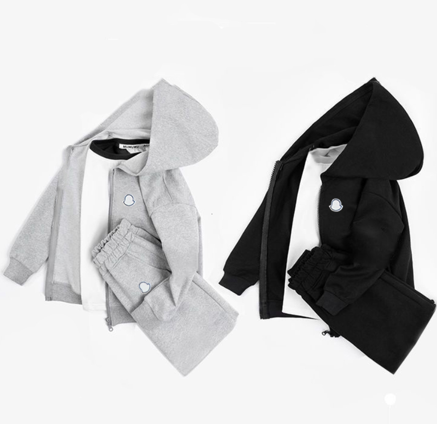 School Play Kids Hoodie Tracksuit 2 Piece Set Designer Soft Breathable Casual Outdoor Sport Sweatshirt Pants Outfit for Boys Girls Toddler Daily Wea