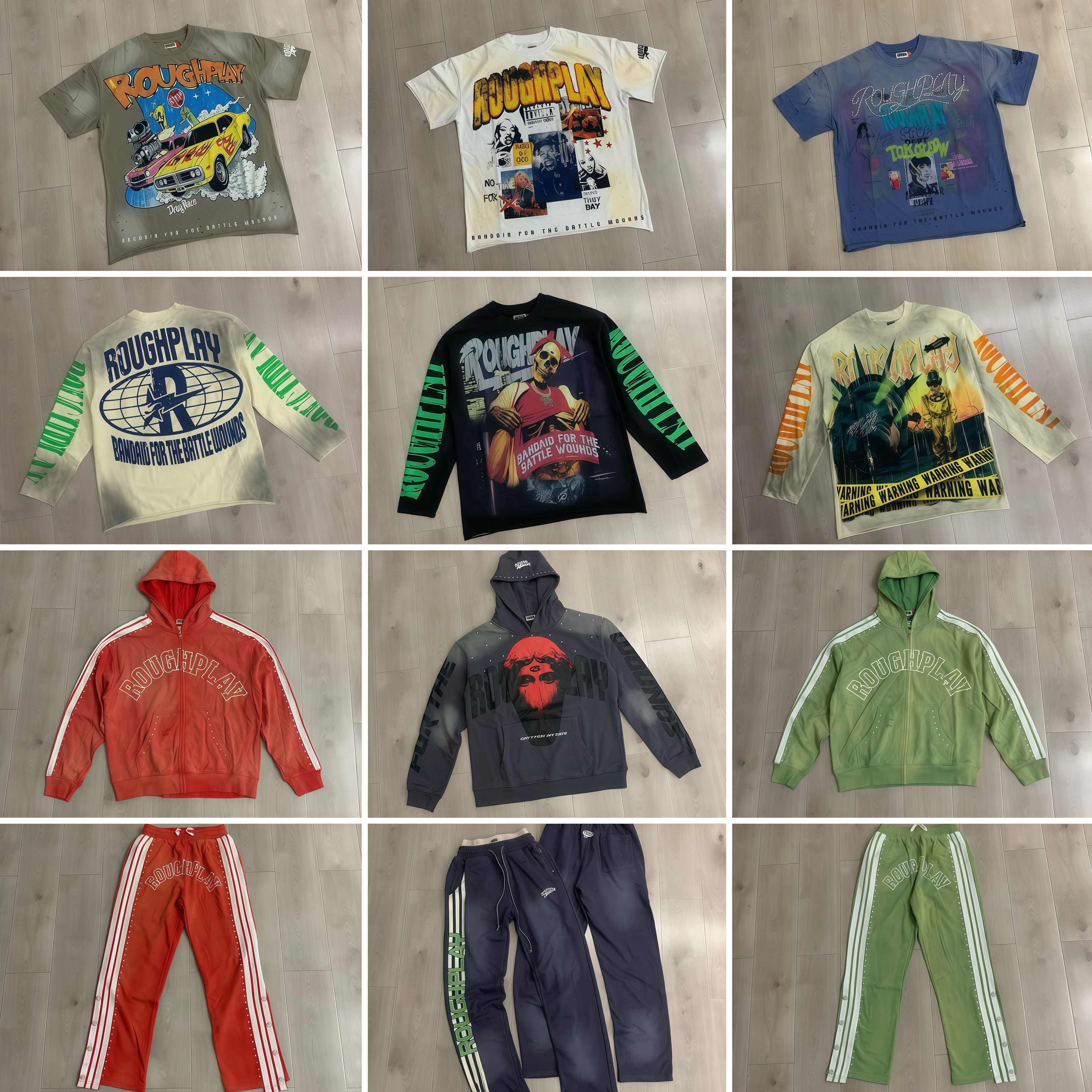 roughplay sweat à capuche pantalon short T-shirt designer homme à manches longues T-shirt à capuche pantalon imprimé haute rue tendance mode déco