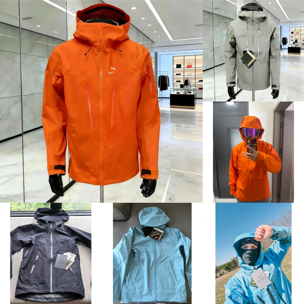 windbreaker jackets Coats arcteryyxx jacket man Outdoor Hard Shell Hooded Jacket Waterproof Windproof Breathable Hiking Ski Coat for Women