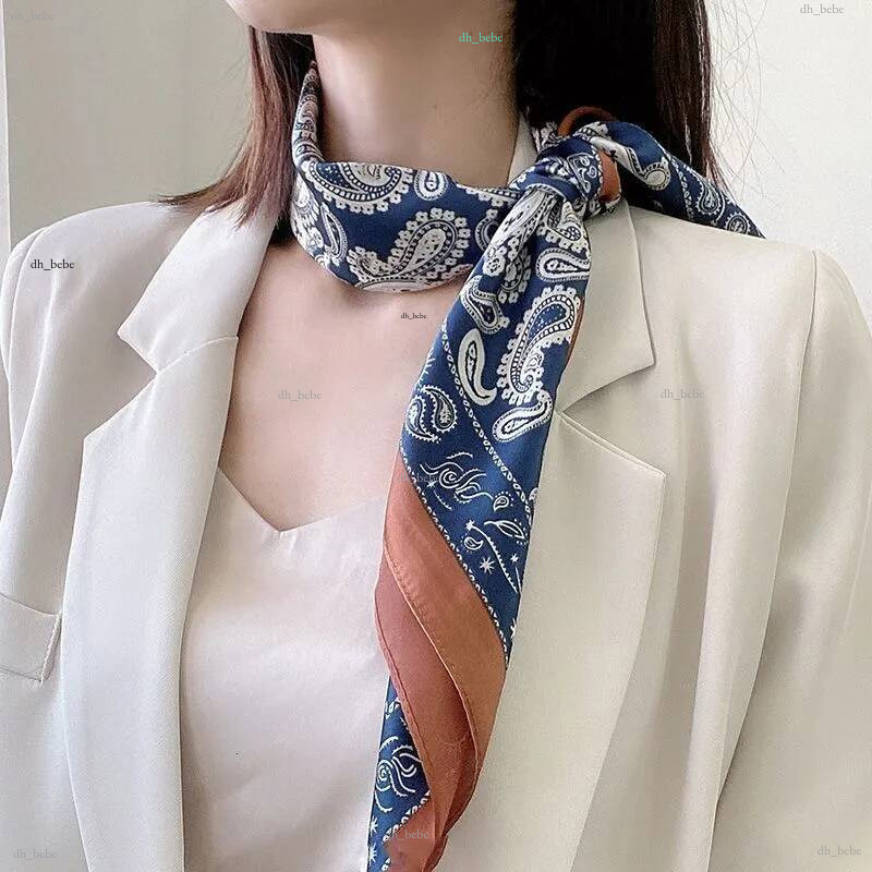 Style For Women Spring Summer Fashion Accessory Cashew Versatile Neck Tie Square Scarf