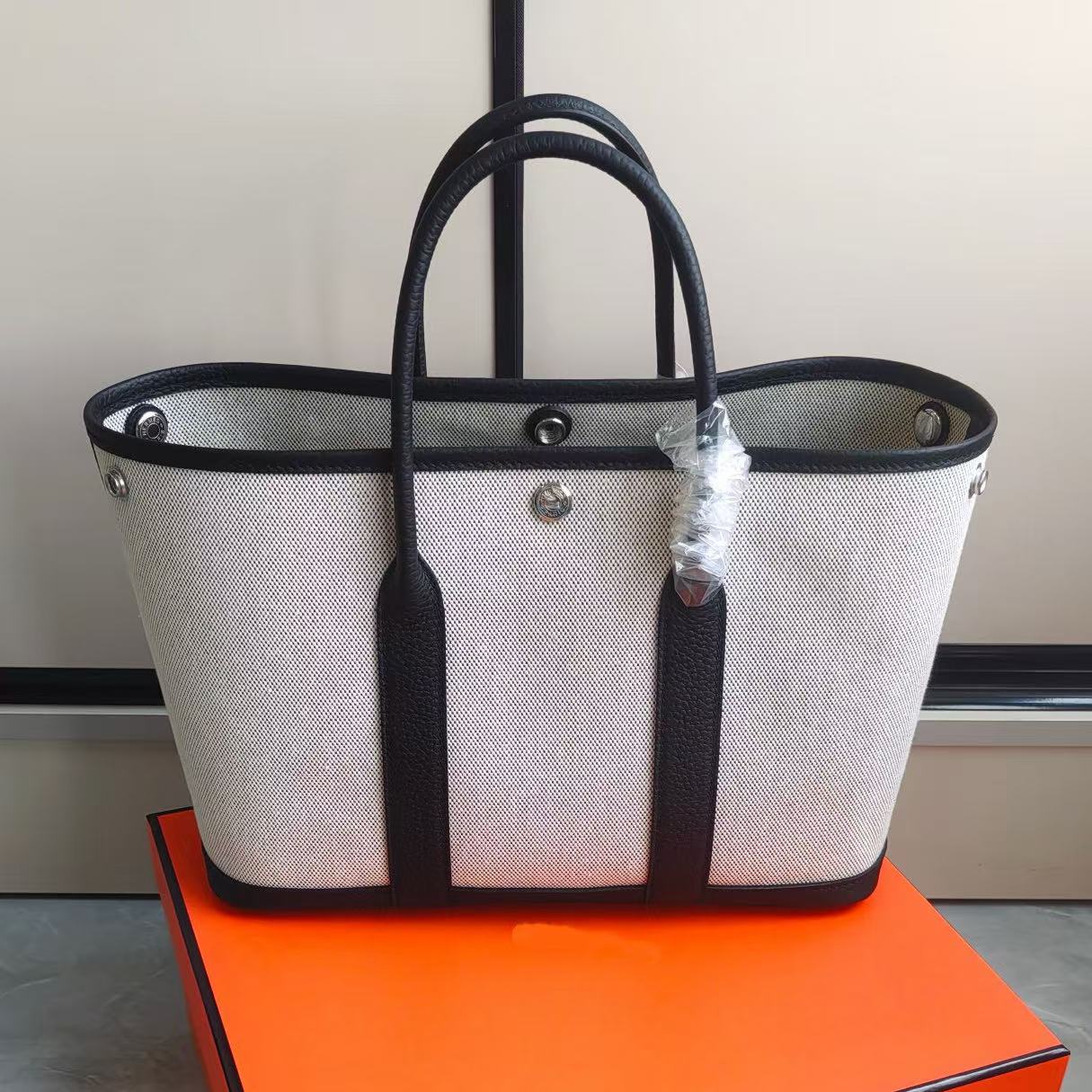 12 pouces toile Patchwork cuir jardin 2026 nouveau sac fourre-tout de grande capacité sac à main à bandoulière