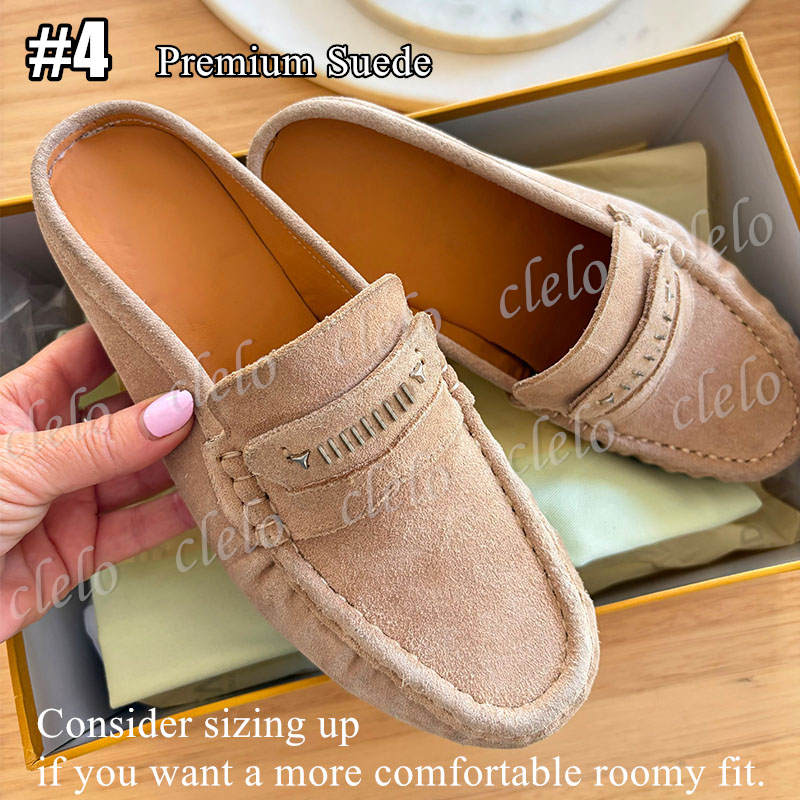 (Version Premium) Mocassins en daim à la mode Pantoufles pour femmes Mocassins Cadeaux pour les femmes