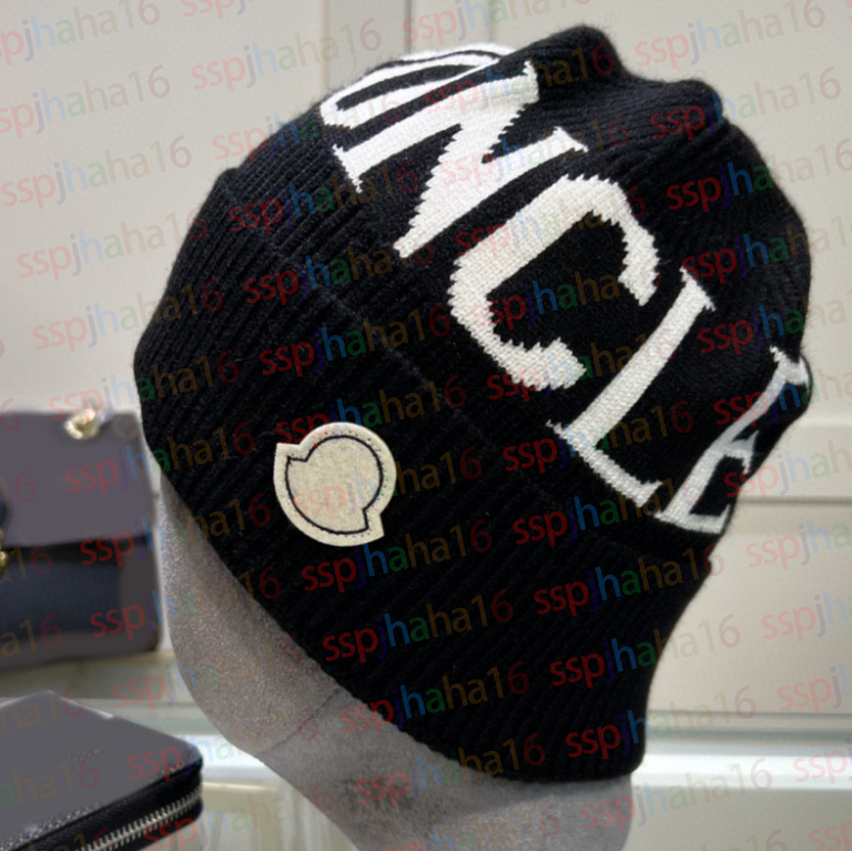 Mode Onclair Beanie Designer Lettre Chapeaux Chapeaux De Cachemire Pour Femmes Chapeaux Thermiques D'hiver Casquette Casquettes De Ski Pour Homme