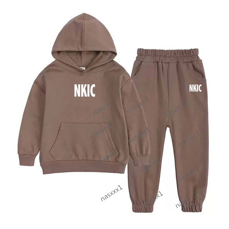 Spring Kids AutumnTrend Casual Tracksuits Boys and Girls 100% Cotton Hoodie Pants 2pcs Suits Children Daily Clothes Sets 2-15 Years