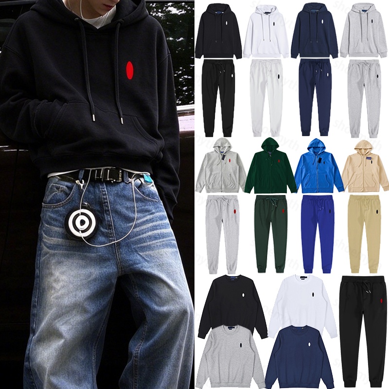 Designer Mens Embroidered Hoodie Mens Jacket Mens Womens Zippered Hoodie Round Neck Headless Foot binding Pants Multi Style Sportswear