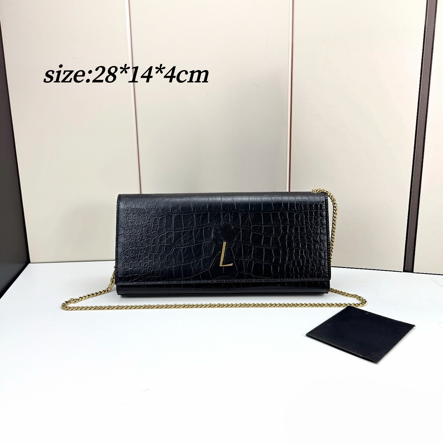 Designer Purses For Women Luxury Long Flap Clutch Bag Solid Leather Evening Handbag Multi Color Crossbody Bag Party Dinner Wallet Formal Events