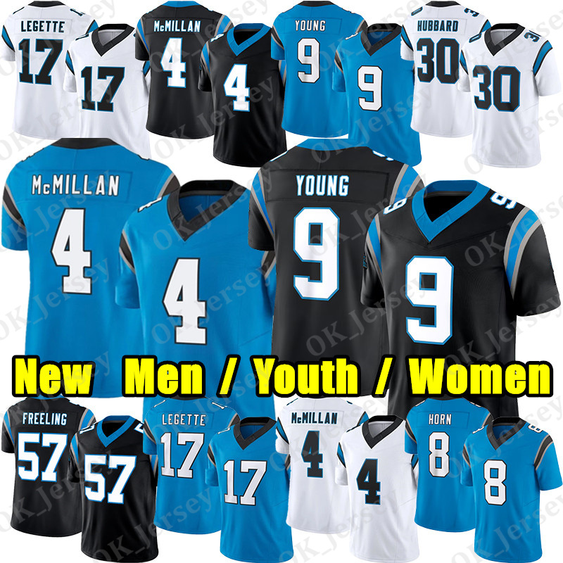 Panthersjersey Carolina Football Jersey Tetairoa McMillan Bryce Young Xavier Legette Monroe Freeling Jaycee Horn Chuba Hubbard Lee Hunter Jonathon B