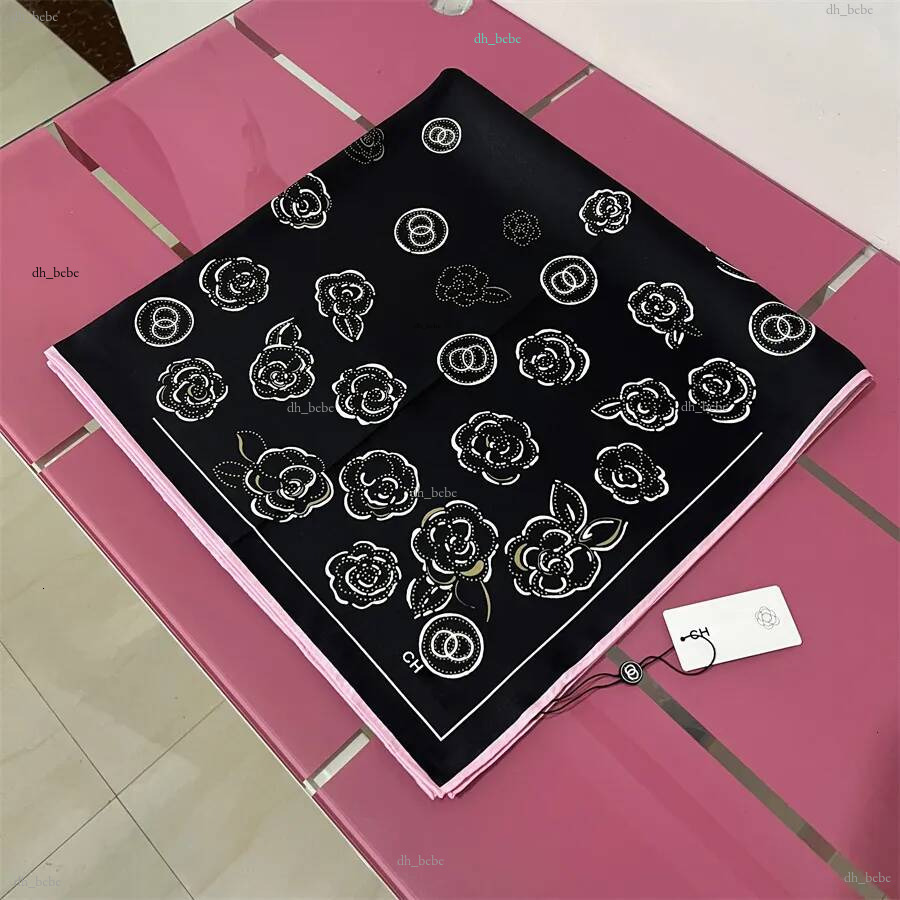CC écharpe en satin Châle carré jacquard 90x90 cm double face bloc de couleur bords frangés écharpe douce enveloppement vieux argent luxe silenci