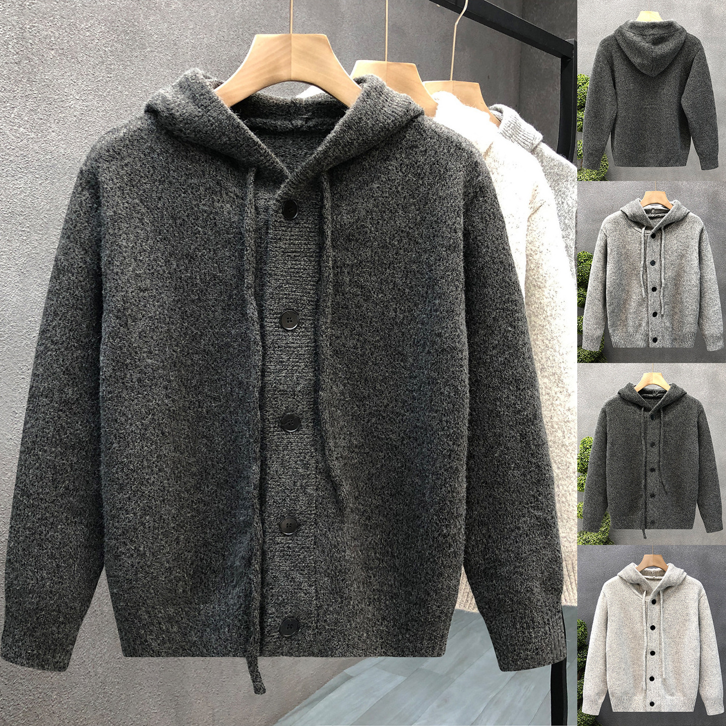 High-End Fashion Daily Luxury Clothing New Autumn Winter Hooded Knit Sweaters, Cardigans For Men Women, Old Money Style, Loose And Warm, Cross-Borde