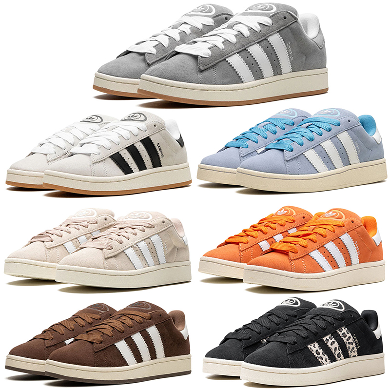 Adidas campus 00s designer causal shoes for men women trendy outdoor comfortable sneakers platform blakc beige grey brown mens womens versatile dura