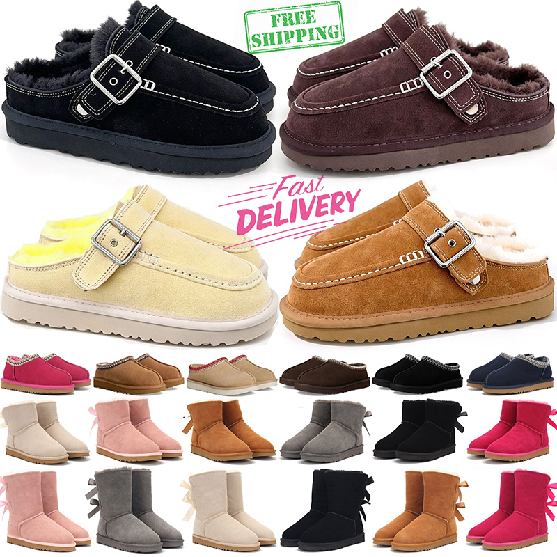 free shipping goldenstar evelina clog designer women slippers tasman boots tazz sandals fur slides shoes australia winter snow booties ultra mini bo