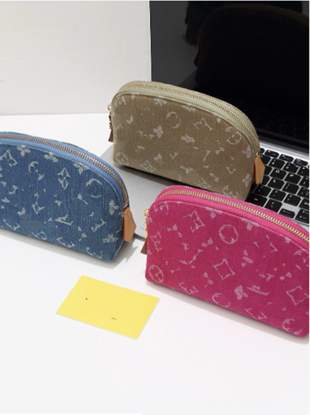 Designer Makeup Bag Pouch Set for Women, Makeup Cosmetic Pouch Clutch Bags, Femous Brand Make Up Bag
