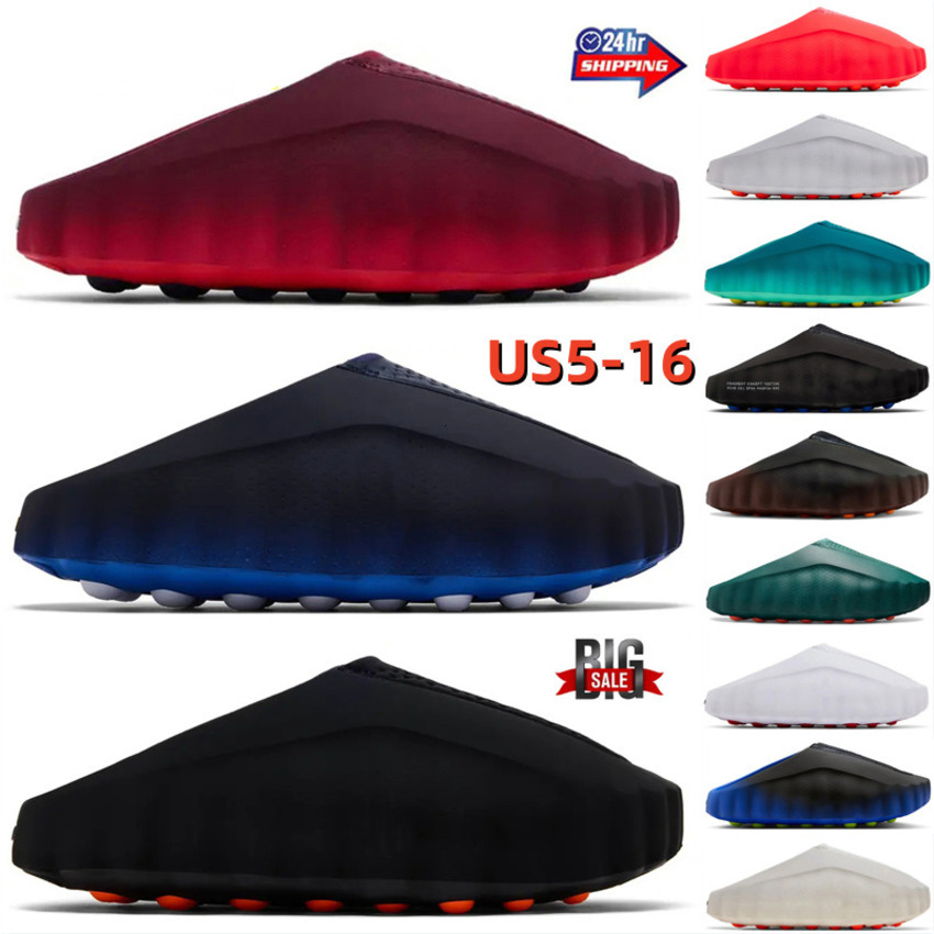Designer Mens Womens Mind Slides 001002 Slippers Sandals Fragment Black Blue Light Bone White Team Red Light Smoke Grey Pearl Pink Barely Green S