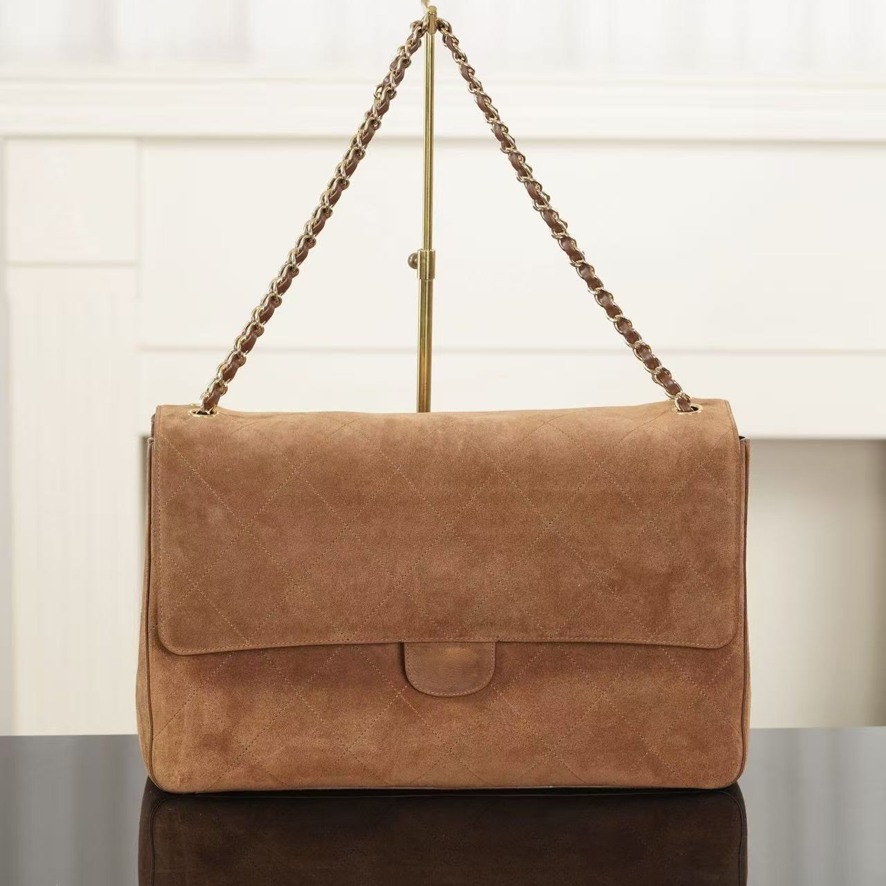 12A womens designer bag luxury designer bag Celebrity-style maxi flap bag Suede material 32CM 38CM hand bags designer women designer shoulder bag gi