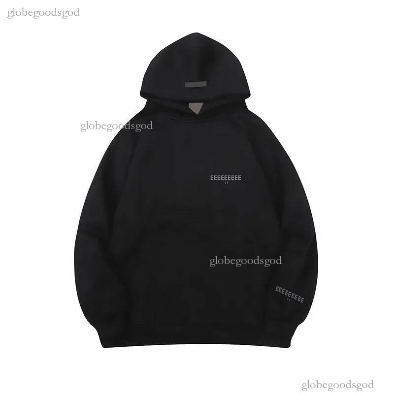 Hoodie essential Designer Reflective Pullover esss Hoodie Warm Loose Fit Jumper For Men And Women High Quality Eseential Streetwear Tops Sizes XS XX