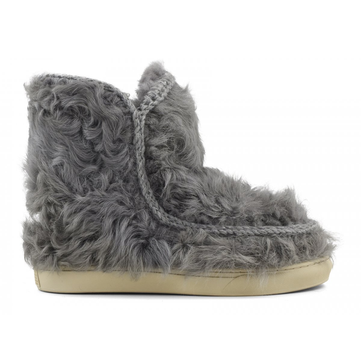 Eskimo Chekiang women's snow boots original sheepskin handmade weave fur ladies ankle boot