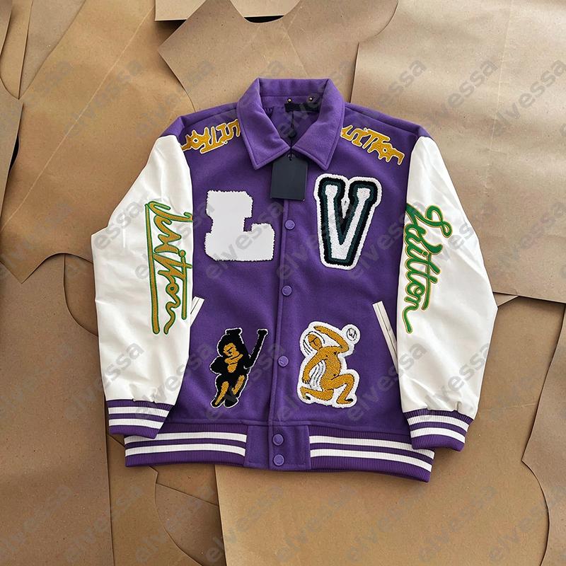 Mens Fashion Jacket Baseball Coat Uniform Fashion Single Breasted Warm Jackets Couples Women Men Varsity Coats Mens Designer Clothing Top