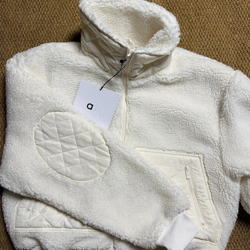 Fall Women Fleece Jackets Alolynessities Quarter Zip Sweatshirt Hoodie Sweatpants Yoga Sets down jackets Women Clothes Alolynessities Top Tracksuit