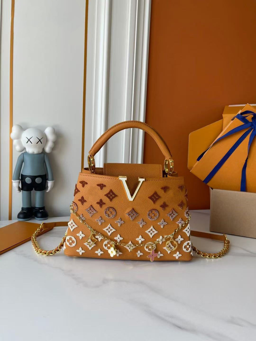 fashion designer Designer Bag Shoulder Bag Na-no Pillow Bag Luxury Bag Top Quality Women's handbag Purse Brown Cowhide Leather Crossbody bag Cl