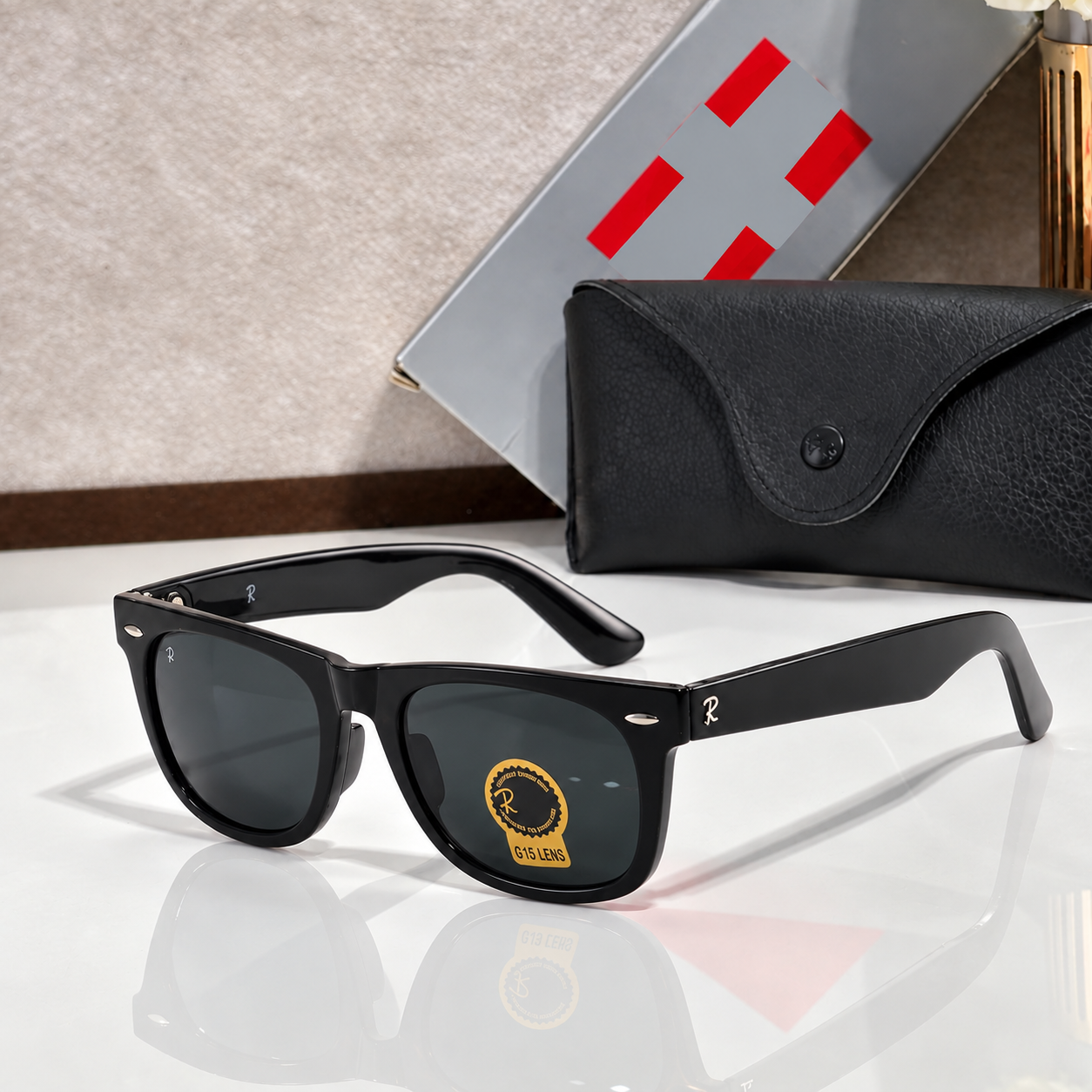 Luxury Designer Sunglasses G-15 Lens 2140 4171 Sunglasses For Men Women Classic Original Outdoor Eyewear UV400 Protection Acetate Square Glasses Wit