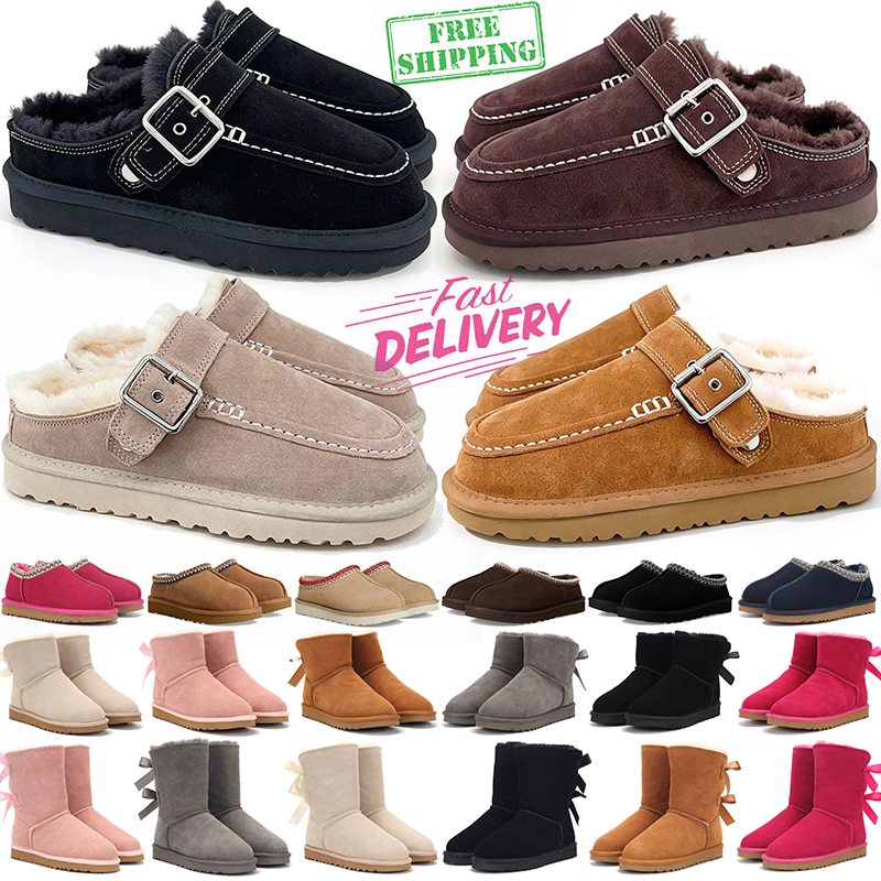 free shipping goldenstar evelina clog designer women slippers uggswomens tasman boots tazz sandals fur slides shoes australia winter snow booties
