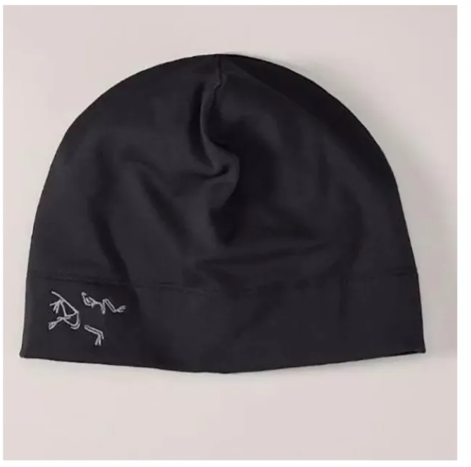 ARC muts voor heren, Arc GROTO TOQUE, unisex lichtgewicht zachte muts met geborduurd vogelmerk, warme elastische schedelkap voor wandelen, skiën, da