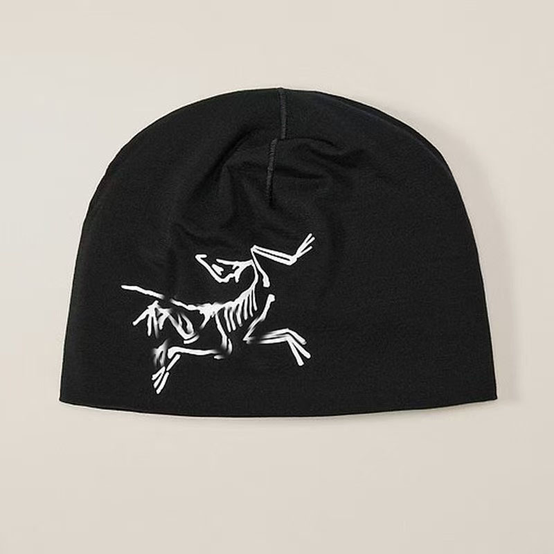 Arc beanie designe big logo style Classic Bird Word Beanie Satoro Merino unisex wool thread hat warm knit hat X9936