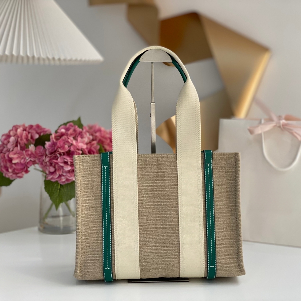 10A Designer Bags 2026 Trends Letter ribbon Woody canvas bag 37CM 26CM tote bag for womenv designer bag mirror quality bags luxury tote fashion bags