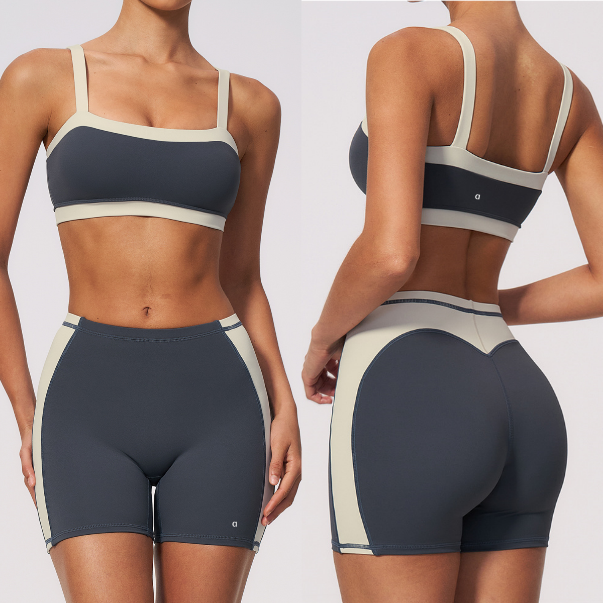 3015A Breathable Womens Sports Bra High Wicking Athletic Topwear for Females Tight Nude Fitness Sports Shorts with High Waist Support for Ladies Gym